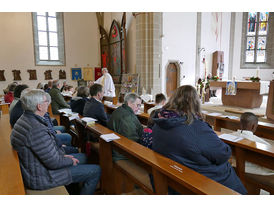 Dankgottesdienst der Kommunionkinder (Foto: Karl-Franz Thiede)